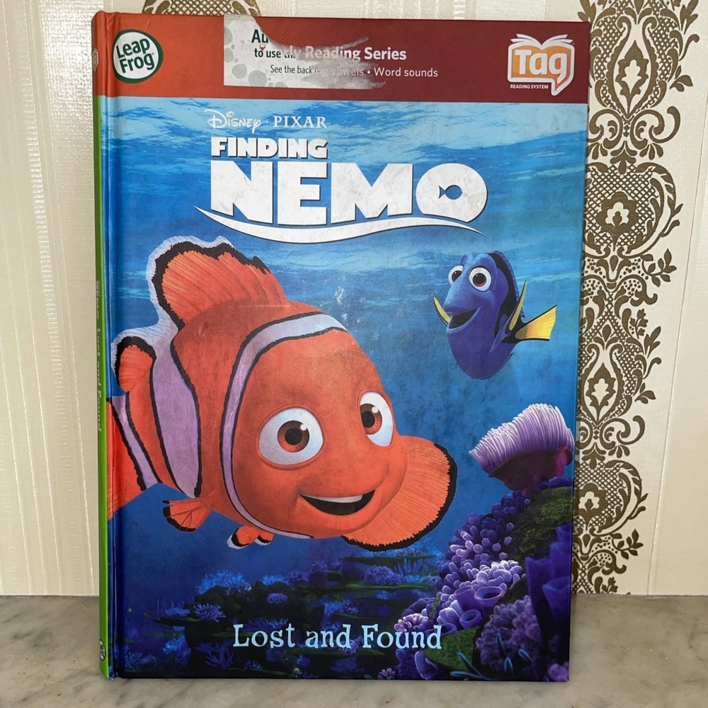 Finding Nemo Lost and Found Disney Leap Reader Book Hardcover Interactive Reader